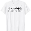 Future Grandpa 2027 Heartbeat Baby Announcement Surprise T-Shirt
