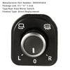 Car Side Folded Rear View Mirror Switch Plating Control Knob For VW Golf 5 Jetta