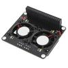GPIO Expansion Board Fit for RasPi 4B 3B+ 3B 3A+ Dual Cooling Fans GPIO Expansion Board Module