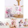 Animal Plush Cat Toy With Short Pile Plush For Backpack Accessory