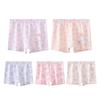Langsha Girls' Antibacterial Cotton Boxer Briefs 5-Pack
