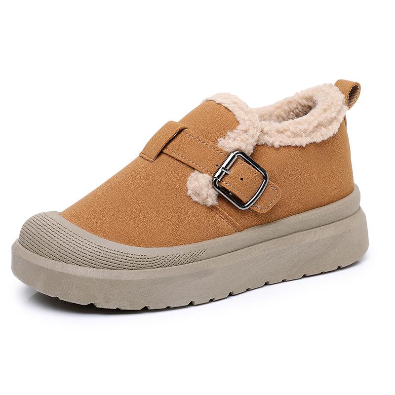 Schneestiefel, Vielseitige Schuhe mit dicker Sohle und Fleece für Wärme, Damenschuhe für einen Fuß