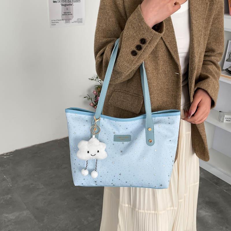 Large-capacity tote bag spring new commute shoulder armpit bag high-value trendy handbag
