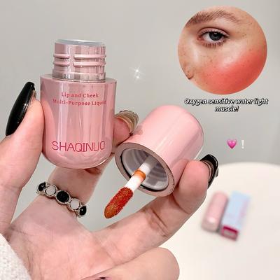 SHAQINUO Gloss Liquide Multifonctionnel pour Lèvres et Joues