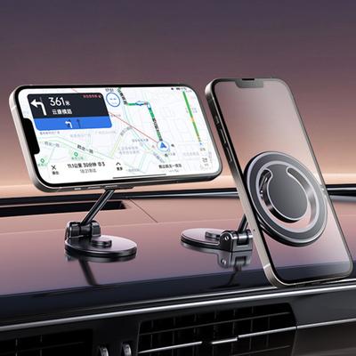 Magnetyczny uchwyt na telefon Stabilny, odporny na wstrząsy, obrotowy, regulowany kąt, uchwyt na telefon na desce rozdzielczej, telefon komórkowy