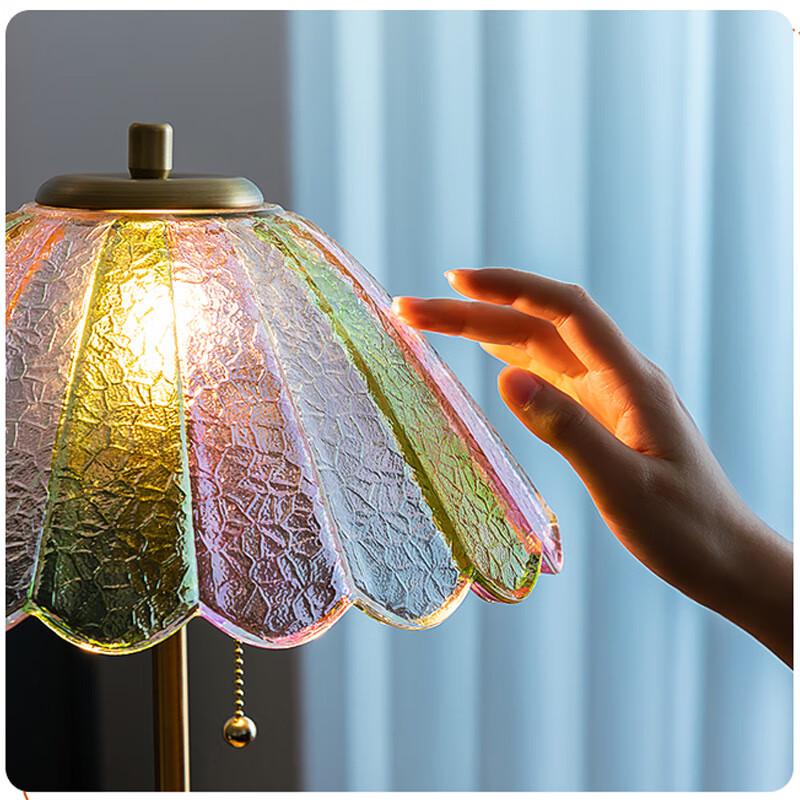 NuFeng Butterfly Dream Stained Glass Table Lamp