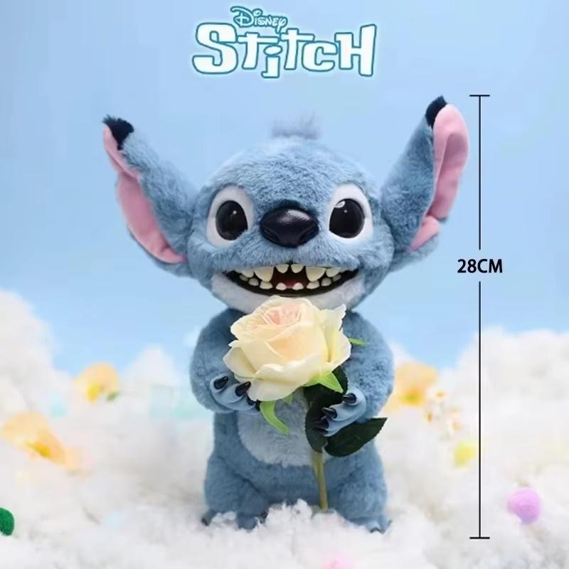 Original Disney Stitch Joint Plush Toy Movie Figure Dolls Anime Peluche Collecatable Peripheral Soft Stuffed Birthday Kid Gifts