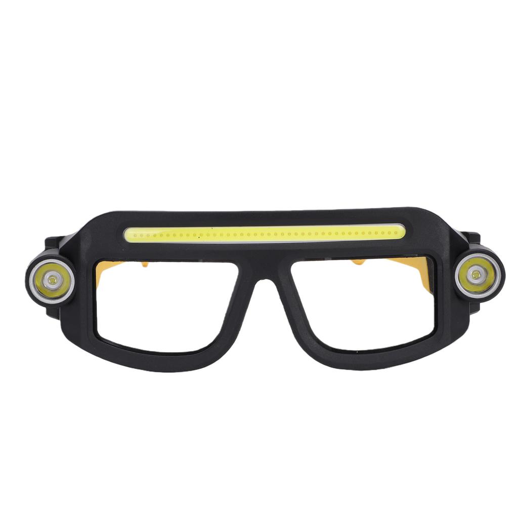 Headlamp Glasses Dual Light Source 5 Modes Water Proof Rechargeable LED Headlight Glasses
