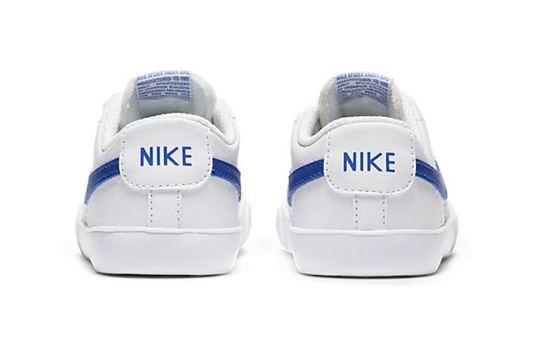 Nike Blazer Slip Resistant Abrasion Resistant Slip Resistant Abrasion Resistant Low Top Toddler Shoes White Blue CZ7581-100