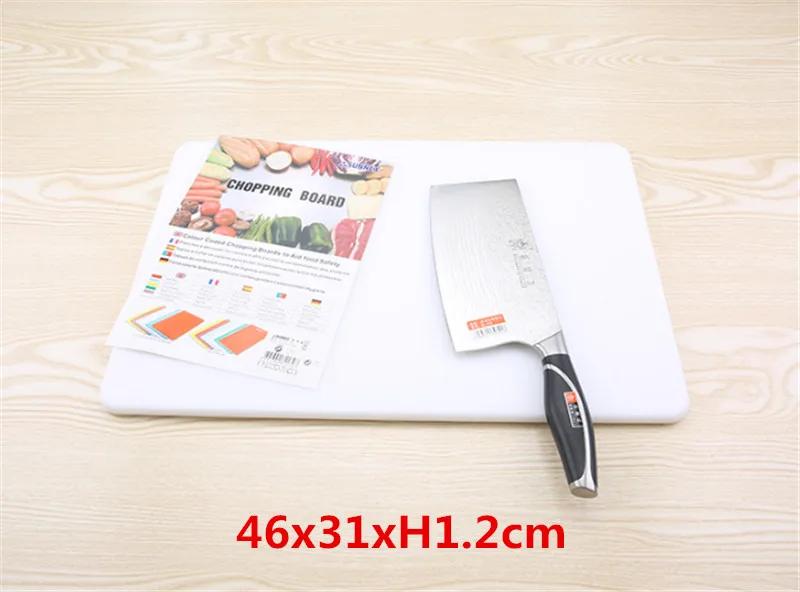 Thickening Chelf Food Board Kitchen Household Polyethylene Resin Plastic Large Cutting Chopping Fruit Knife Bamboo Cutting Board