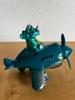 Characterics Gorgon Plane Sofubi Soft Vinyl Figure Kaiju Rare Japan