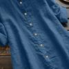 Scollo a O Bottoni Maniche Arrotolabili Orlo Asimmetrico Camicia da Donna Estiva Monocolore Lunghezza Media Sottile Abbigliamento Femminile