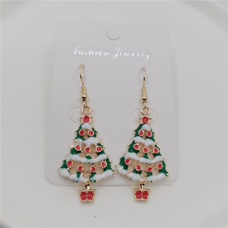 Top-Selling Christmas Dangle Earrings – Santa, Snowman, Reindeer, Snowflake, Candy Cane, and Tree Designs