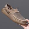 2025 Men's Breathable Mesh Sandals: Outdoor Beach Flip-Flops, Two-Way Casual Summer Shoes