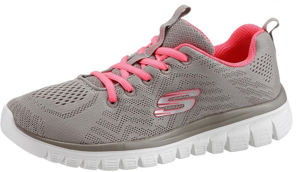 Кроссовки Skechers Graceful - Get Connected серый/коралловый