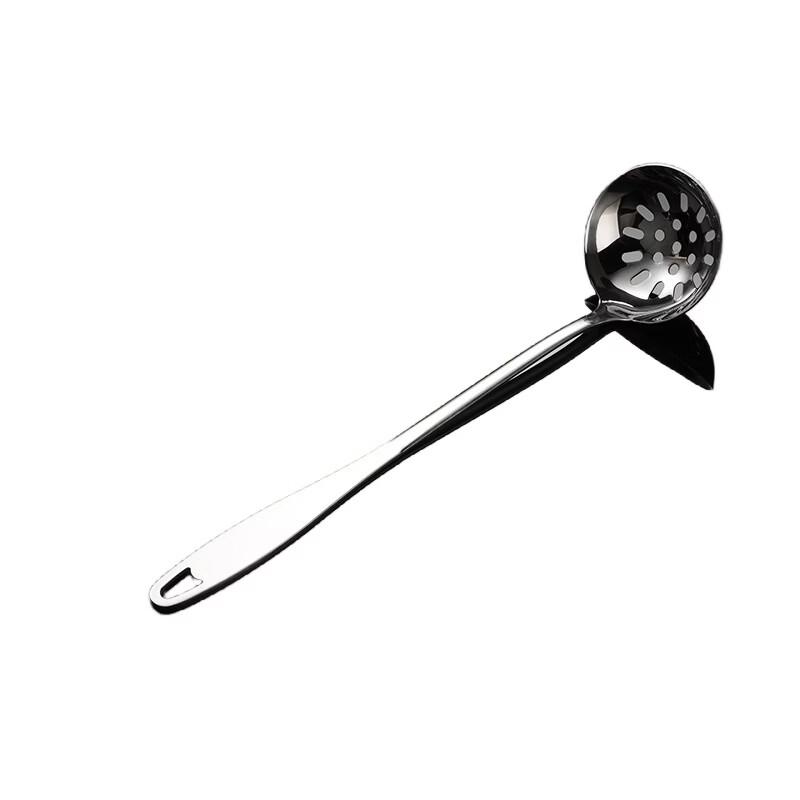 Qianxing 304 Stainless Steel Long Handle Strainer Spoon Set