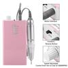 Portable Rechargeable Electric Nail Drill Machine 30000 RPM Cordless White