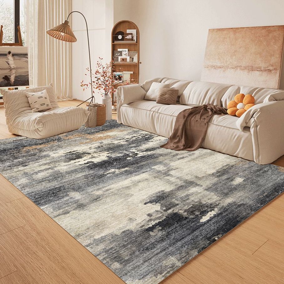 Vintage Floral Area Mat - Non-Slip Backing, Machine Washable Mat - Lightweight Thin Profile for Living Room, Bathroom, Kitchen Easy To Clean Decor Mat