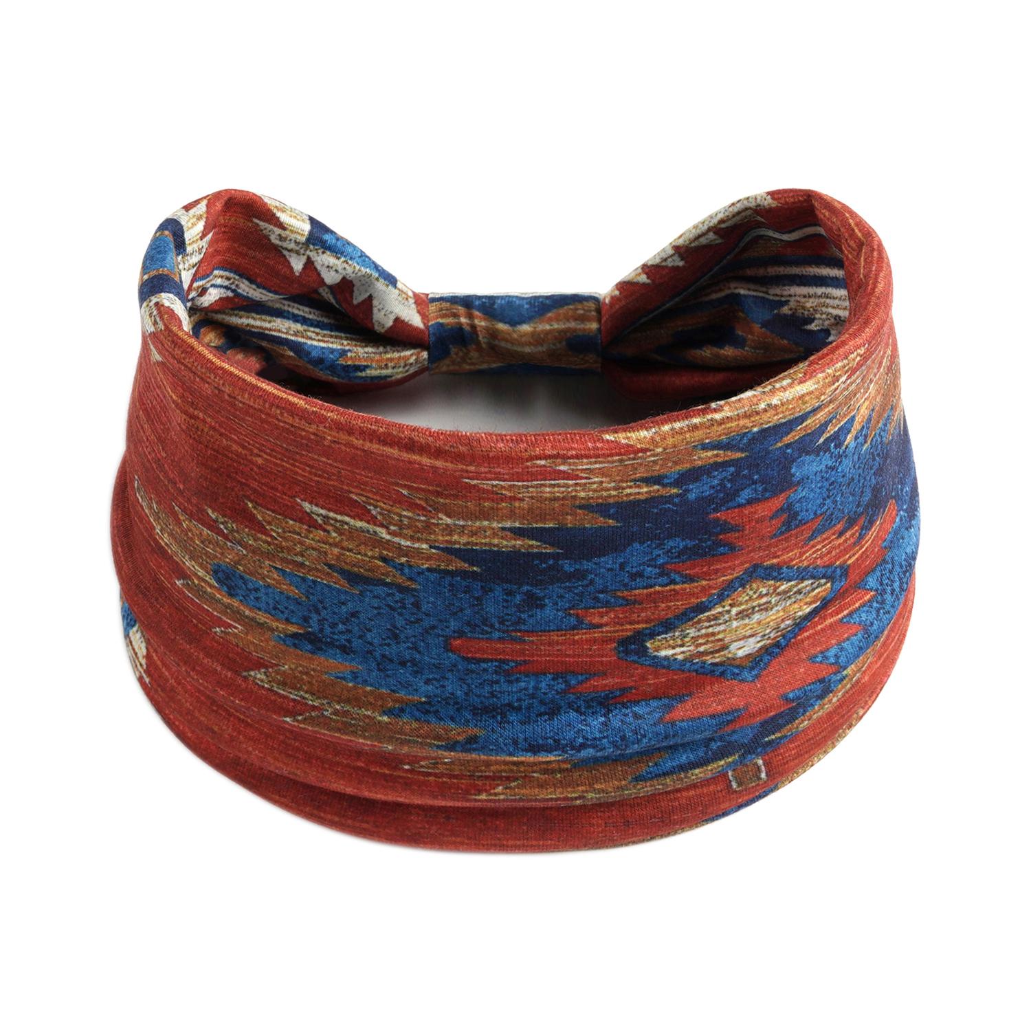 

Bohemian Wide Cotton Stretch Headbands Women Headwrap Turban Headwear Bandage Hairbands Bandana Wide Headbands Hair Accessories