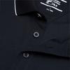 FILA Solid Color Simple Business Commuting Versatile Short Sleeve Polo Men polo Legendary-Blue F51M431103BNV
