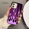 Flame Phone Case for iPhone 11 12 13 14 Pro Max Mini X XR XS SE 2020 5 6S 7 8 Plus Samsung Galaxy S21 S22 Cover Shell
