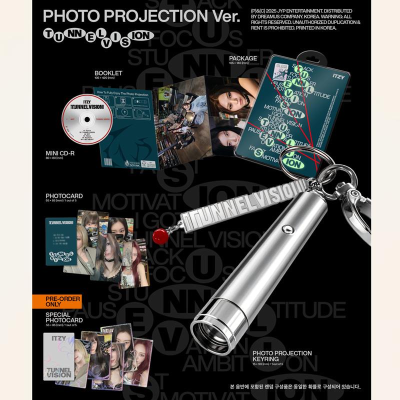 [Pre-order] ITZY - Tunnel Vision (Photo Projection Ver.)(Online Benefit)