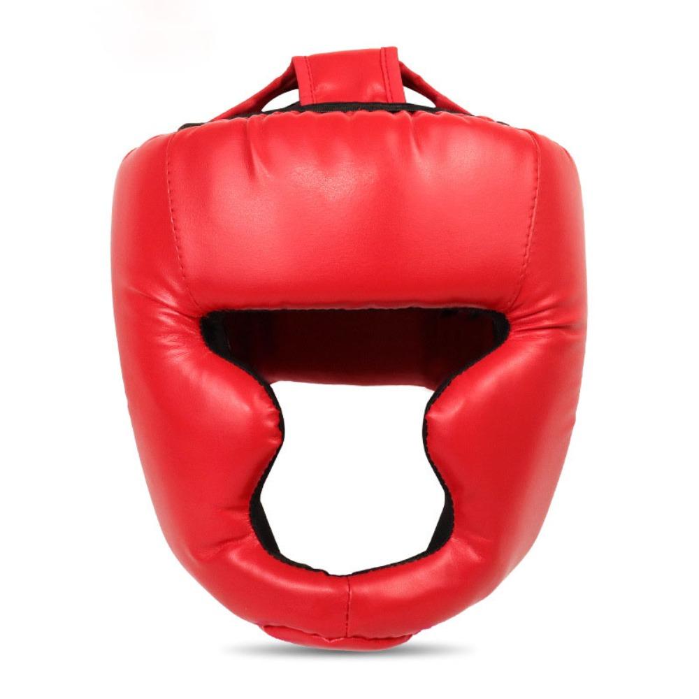 Adjustable Boxing Headguard PU Leather Training Equipment New Boxing Helmet