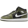 Air 1 Mid GS Medium Olive Kinder Sneaker Grün Schwarz Weiß DQ8423-092