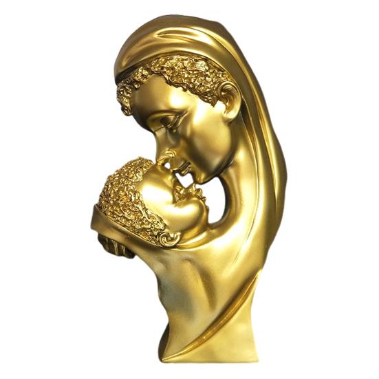 

Yousheng Мать Ребенок Поцелуй Статуэтка Смолы Абстрактное Искусство Скульптура Домашний Декор Настольная Семейная Любовь Фигурка Подарок Маме От Сына Дочери золотистый