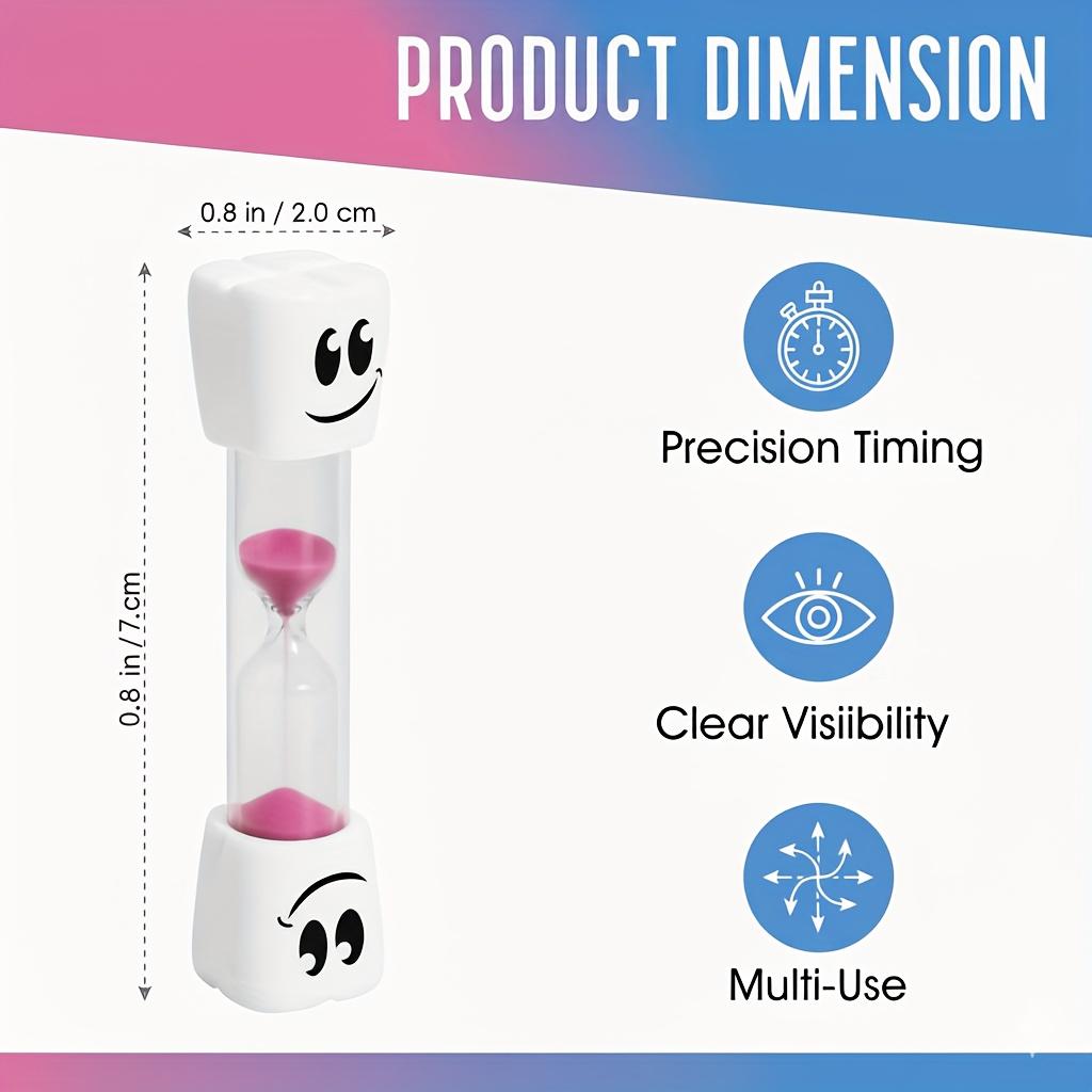 Smiling Teeth 2-minute Hourglass Toothbrush Timer Hourglass Cute Children Brushing Hourglass Home Decor