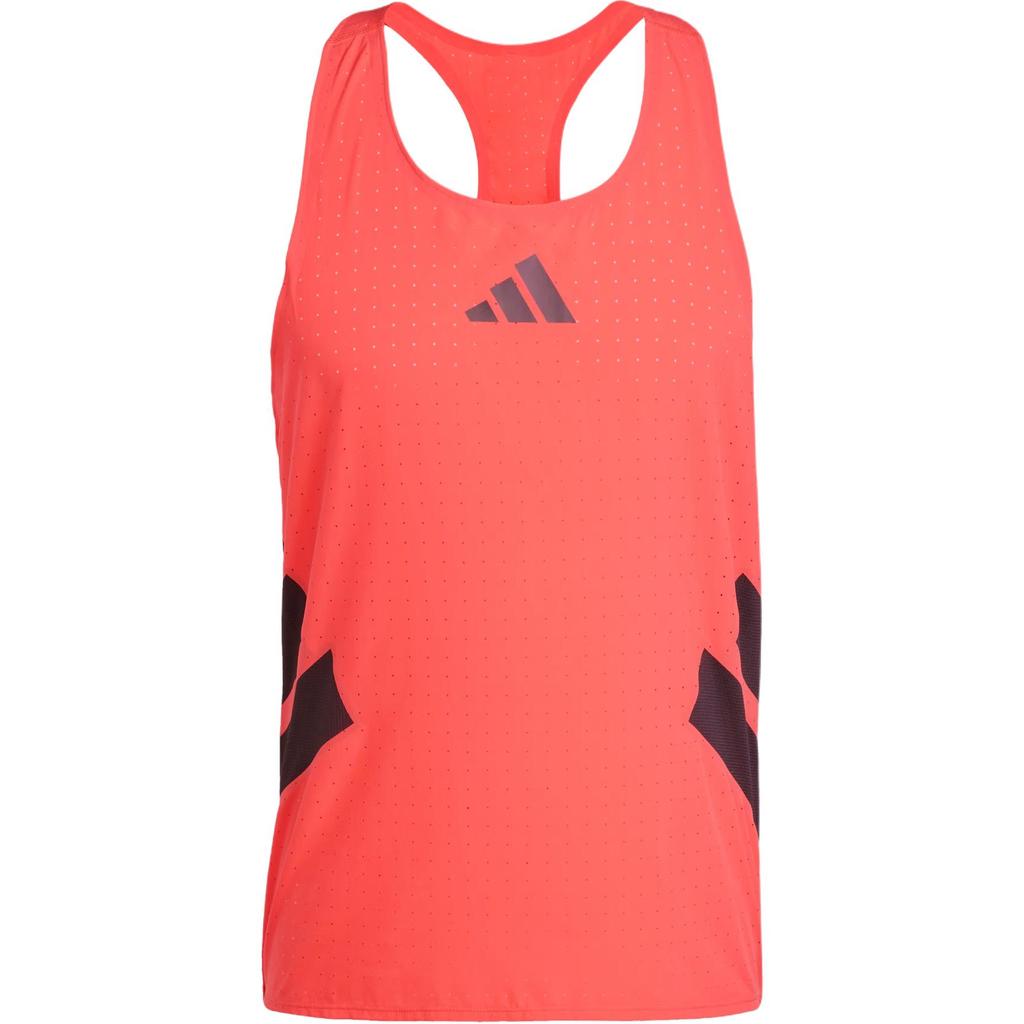 Adidas Neo Logo Round Neck Slim Fit Sleeveless Vest Men Tops Red JD7314