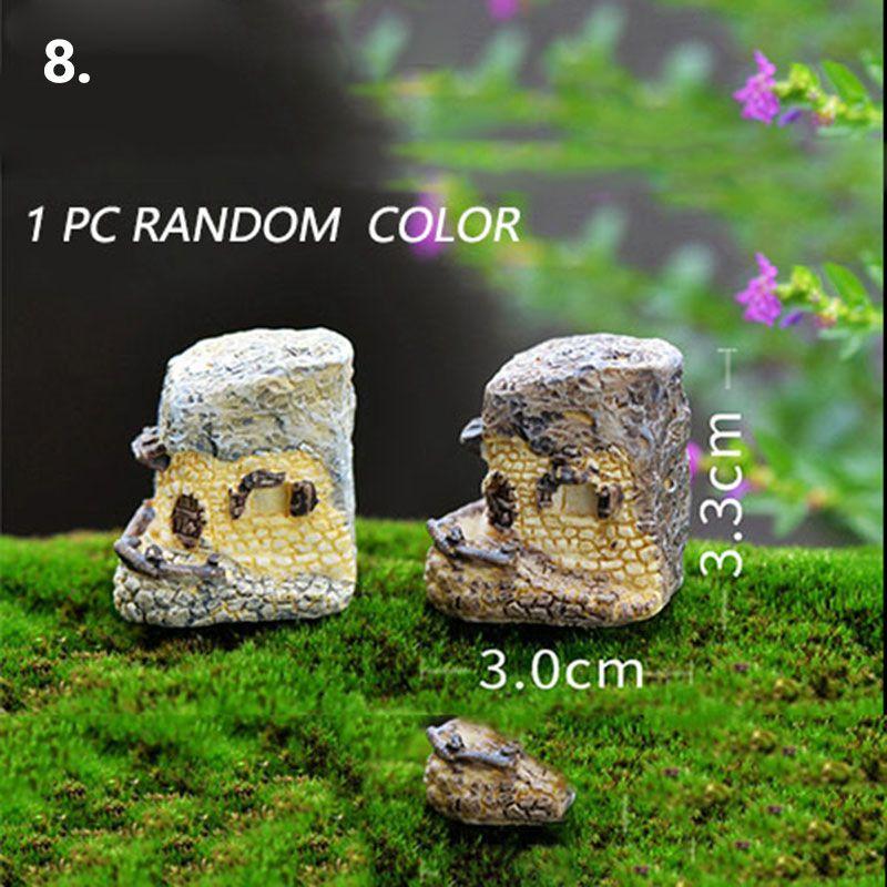 Style Mini 8 Small House Cottages Diy Crafts Figure Ornament Landscape Garden
