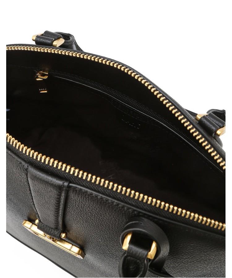 Daks Womens Accessories Burkebag Charlotte Black Leather Tote Bag S_Dcba6E820Bk