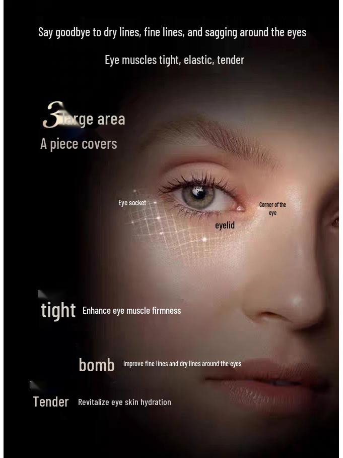 Anhongyu Gold Polypeptide Wrinkle-Reducing Eye Mask for Firming and Hydration