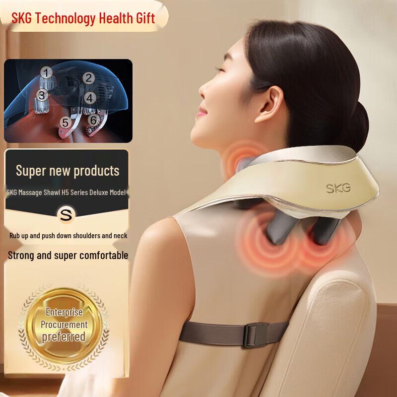 SKG H5 Multi-Function Neck and Body Massager with Heat Therapy