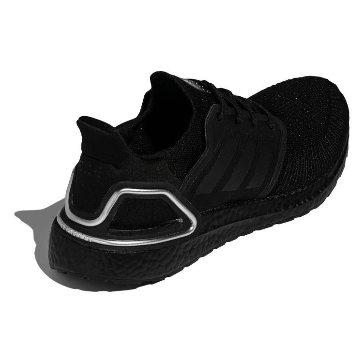 New Adidas UltraBoost 20 'Black Silver Metallic' H67281