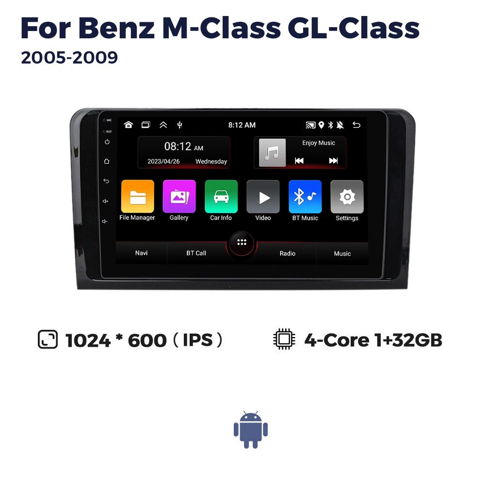 

Новый Android автомобильный радиоприемник стерео мультимедийный плеер GPS для Mercedes Benz M-Class W164 GL-Class X164 ML GL RDS Carplay 2Din головное устройство