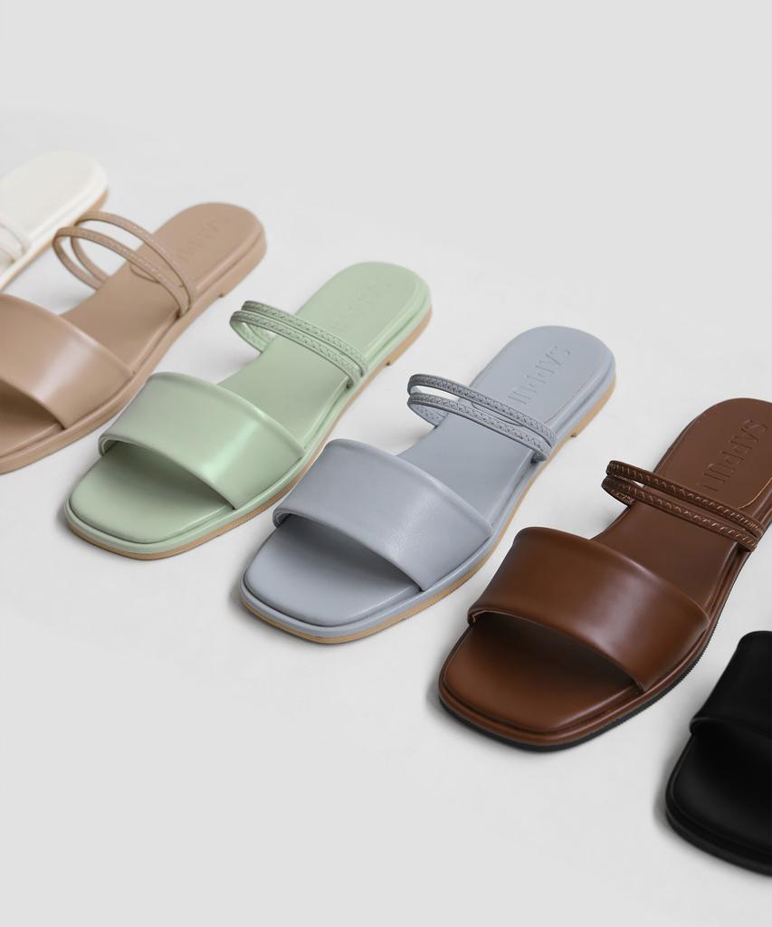 Sappun Blush Strap Sandals (1Cm)