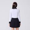 FAIRLIAR GOLF Ribbon Color Block Long Sleeve T-Shirt (White)