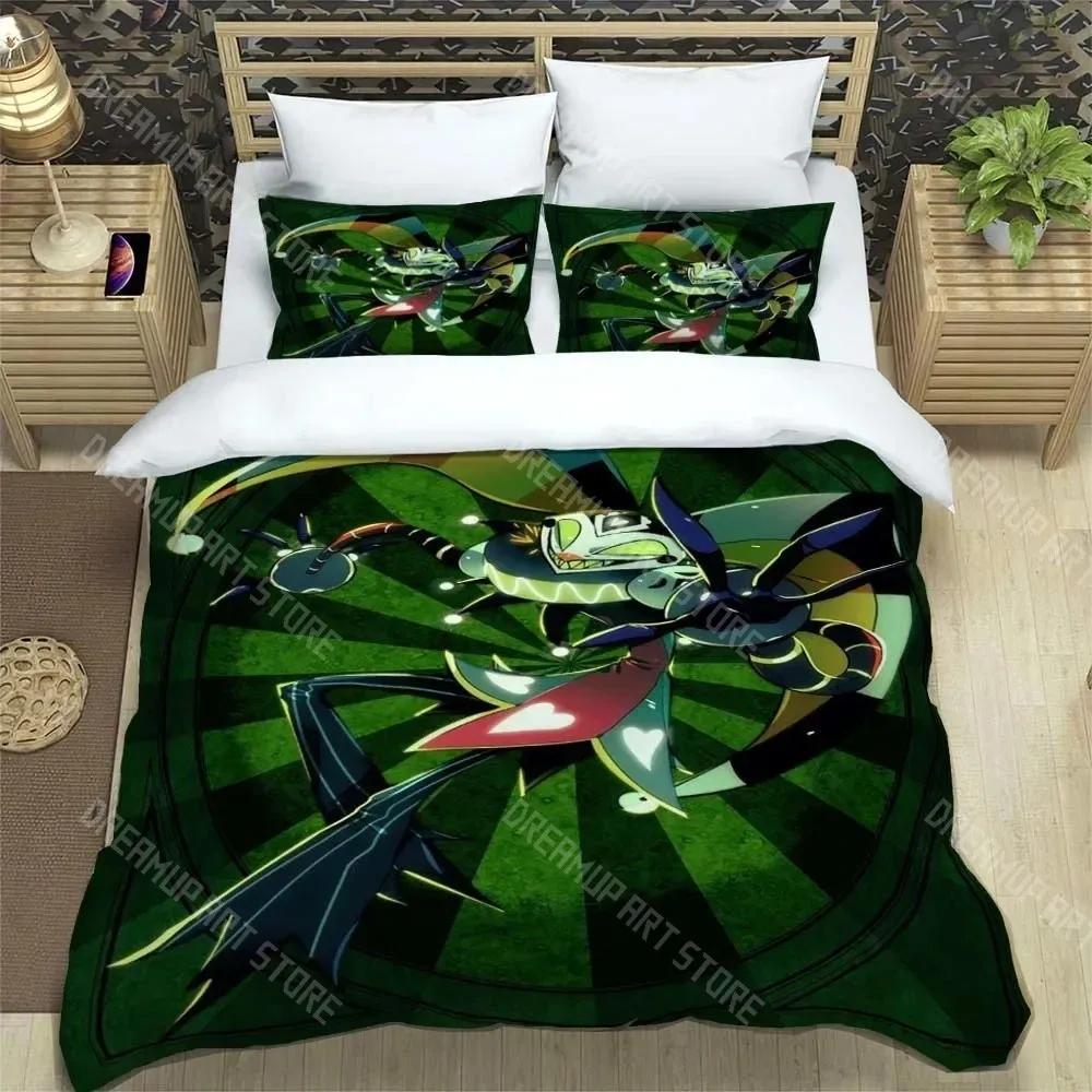 Helluva-Boss Cartoon Bedding Sets exquisite bed supplies set duvet cover bed comforter set bedding set luxury birthday gift
