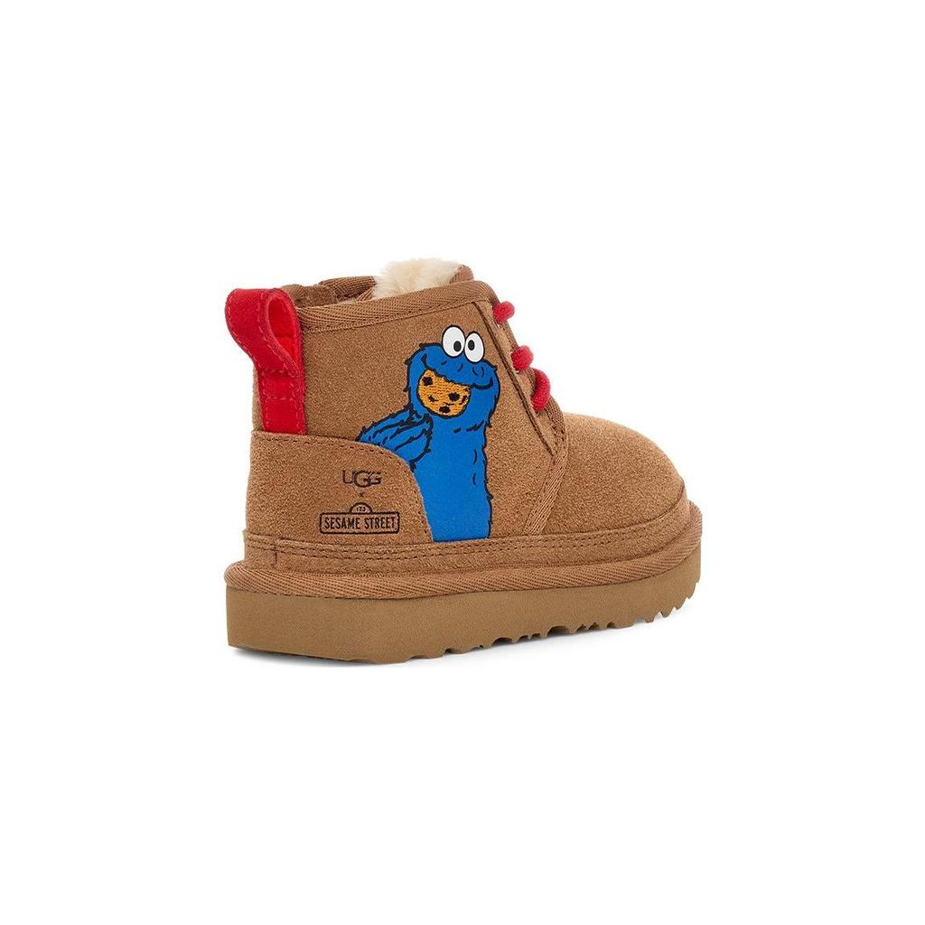 Sesame Street X UGG Neumel II Boot Toddler Cookie Monster Baby Sneakers Brown Chestnut 1147232T-CHE
