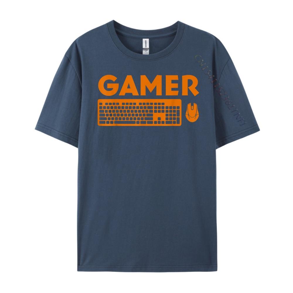 Funny Pc Gamer Keyboard Video Computer Gaming Lovers Outfit Men Graphic Tees Luxury Brand Outdoor Oversize T-shirt