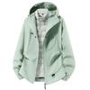 New A/W Unisex 3-in-1 Shell Jacket with Detachable Down Liner - Windproof & Waterproof for Outdoor Adventures