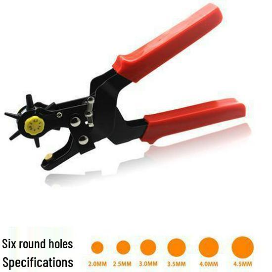 Lochzange für Leder für Gürtel, Uhrenarmband, Taschenösen - Rundlochschneider