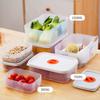 Food Storage Containers Microwaved Bento Box with Freshness Timer Lid Airtight Freezer Vegetable Fruit Storage Containers