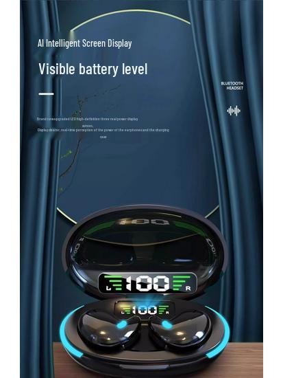 X55 Cross-Border Bluetooth Bone Conduction Earphones: True Wireless, High-End Comfort, Long Battery Life