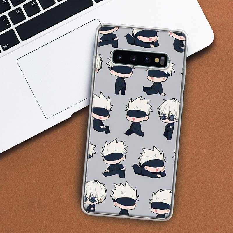 Jujutsu Kaisen Gojo Satoru Phone Case For Samsung Galaxy M21 M12 M31S M32 M51 M52 Note 20 Ulte 10 Plus 9 8 J4 J6 + J8 M11 F52 F6