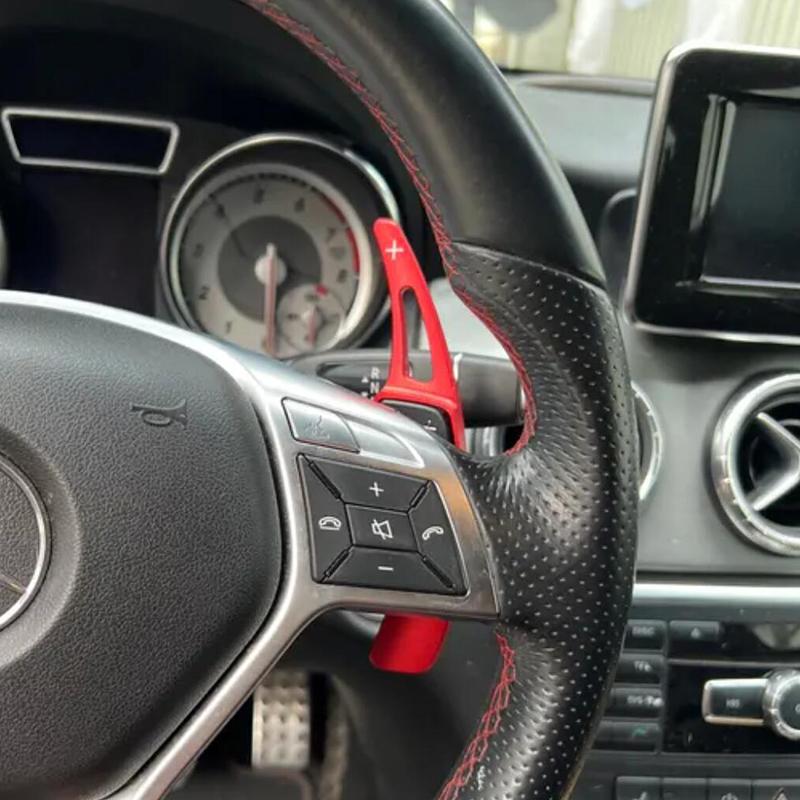 For Mercedes-Benz A Class A180 A200 A220 A250 W176 2013-2015 Car Steering Wheel Shift Paddle Aluminum Alloy Car Styling Extender