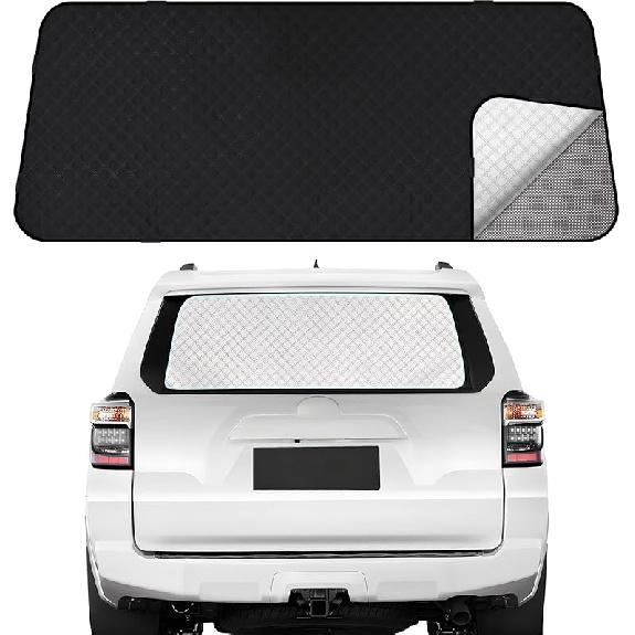 ZATOOTO Rear Windshield Sunshade For Toyota Camry 2018- Rear Windshield Sunshield Double Layer For Sunshade And Privacy Offer Great Visibility Sun