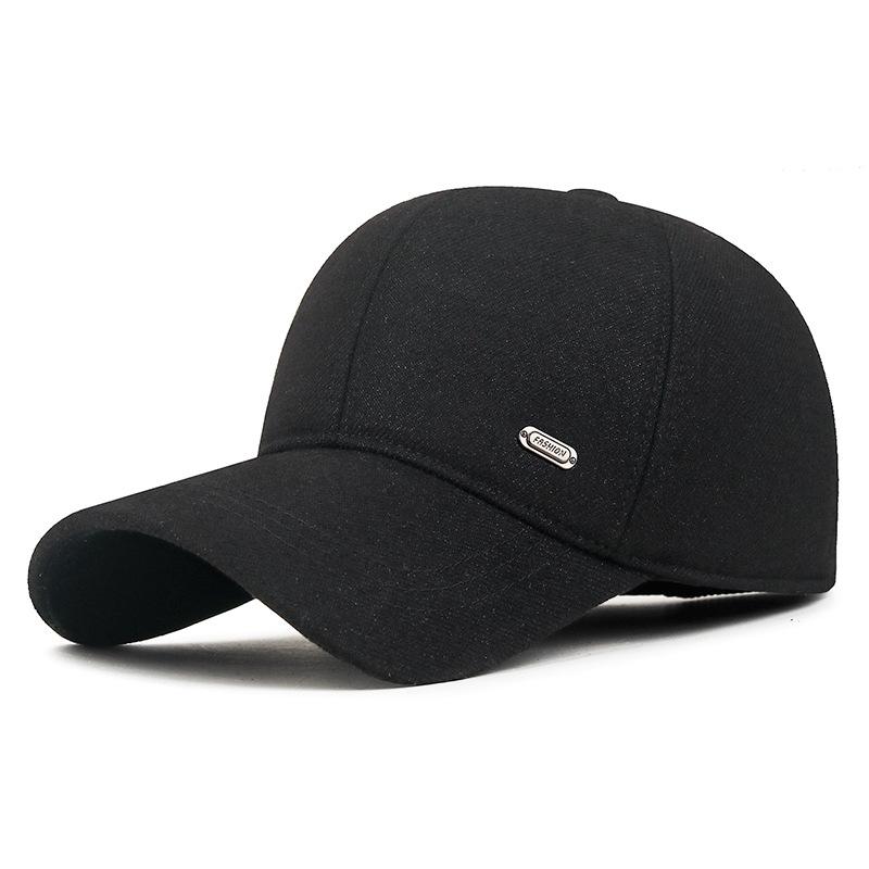 Warme Herren-Winter-Baseballkappe mit Ohrenklappen, Outdoor-Papa-Hut